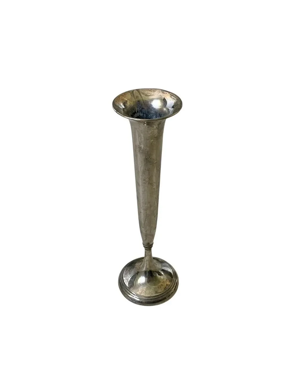 Vintage Silver Plated Single Bud Flute Vase Uni-Ep SP Zinc
